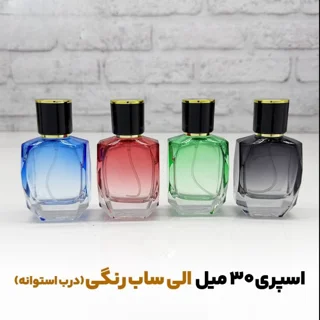 اسپری شیشه 30 میل مدل الی ساب رنگی(درب استوانه ای)